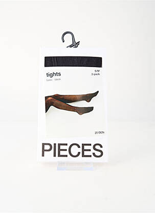 Colanți negru PIECES femeie