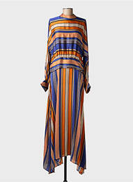 Rochie lungă albastru MAITE BY LOLA CASADEMUNT femeie