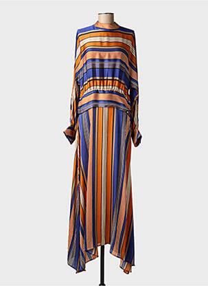 Rochie lungă albastru MAITE BY LOLA CASADEMUNT femeie