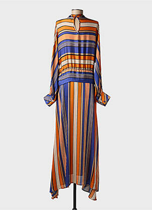 Rochie lungă albastru MAITE BY LOLA CASADEMUNT femeie