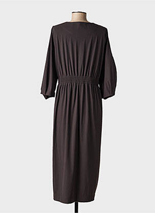 Rochie midi maro INDIES femeie