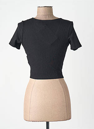 Tricou guler în v negru JJXX femeie
