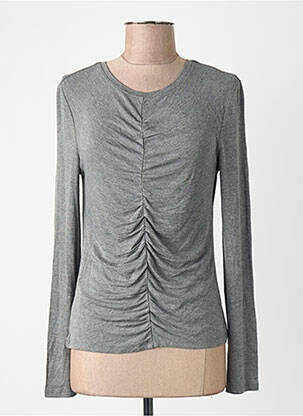 Tricou gri MANGO femeie