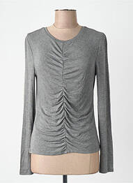 Tricou gri MANGO femeie