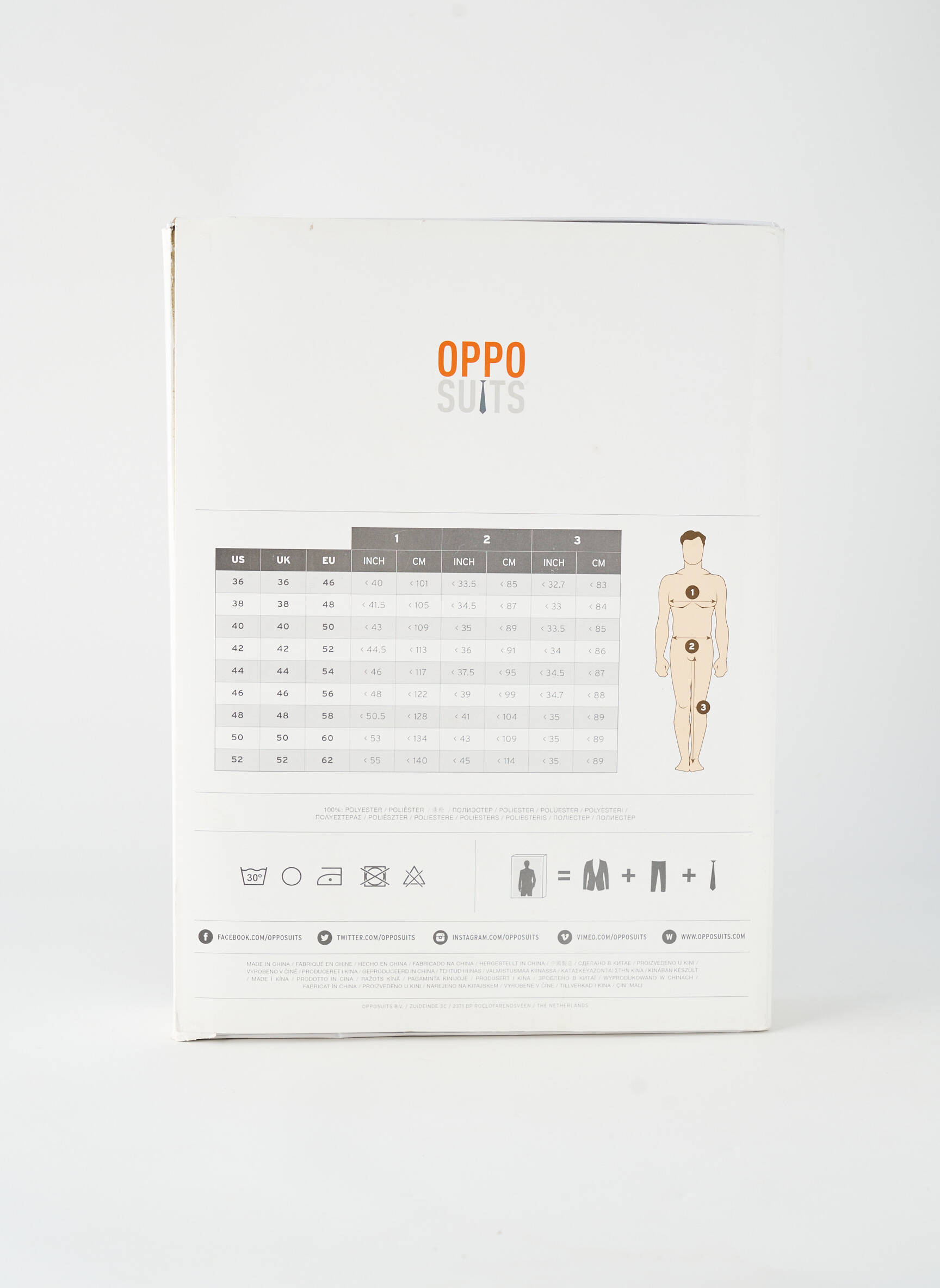 Costume de oraș roșu OPPO SUITS bărbat