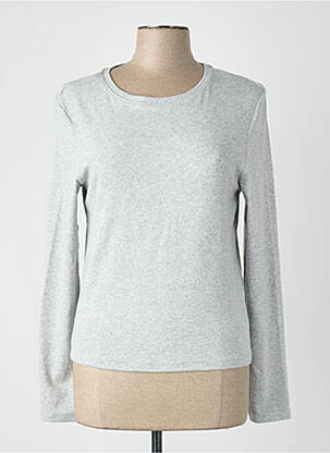 Tricou guler rotund gri ONLY femeie