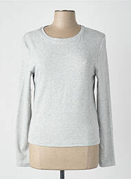 Tricou guler rotund gri ONLY femeie