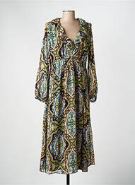 Rochie lungă verde MANGO femeie