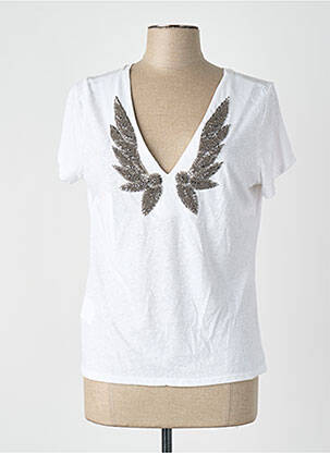Tricou alb MORGAN femeie