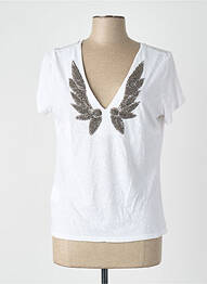 Tricou alb MORGAN femeie