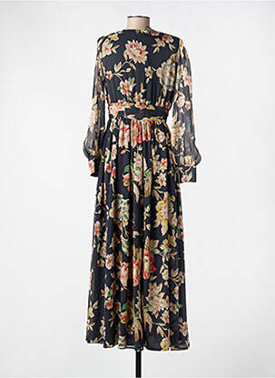 Rochie lungă negru MANGO femeie