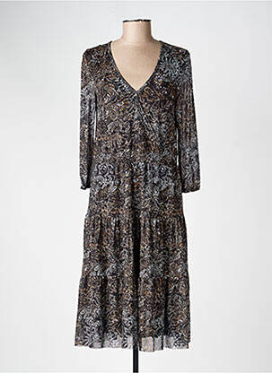 Rochie lungă negru ZABAIONE femeie