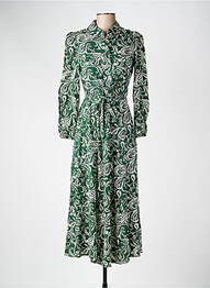 Rochie lungă verde MANGO femeie