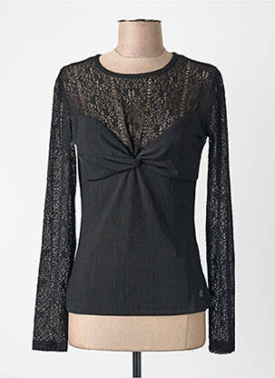 Top negru GUESS femeie