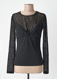 Top negru GUESS femeie