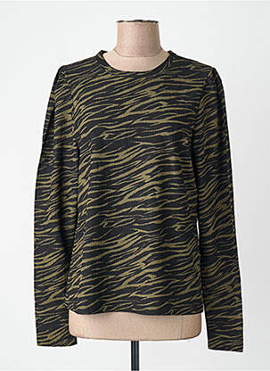 Tricou guler rotund verde ONLY femeie