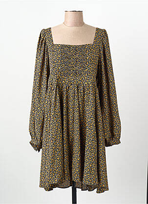 Rochie scurtă maro MANGO femeie