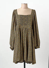 Rochie scurtă maro MANGO femeie
