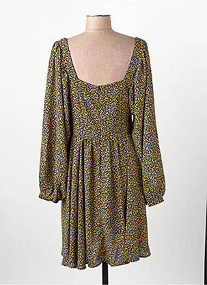 Rochie scurtă maro MANGO femeie