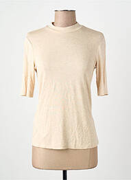 Tricou bej MANGO femeie