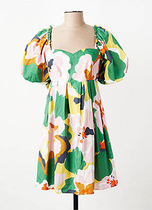 Rochie scurtă bej NAF NAF femeie