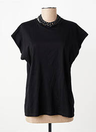 Tricou negru PLEASE femeie