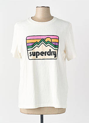 Tricou alb SUPERDRY femeie