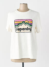 Tricou alb SUPERDRY femeie