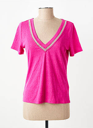 Tricou roz MORGAN femeie