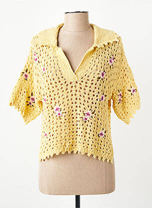 Pulover galben MANGO femeie