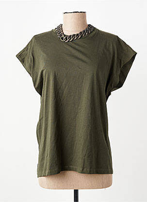Tricou verde PLEASE femeie