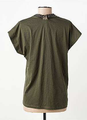 Tricou verde PLEASE femeie