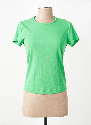 Tricou verde MANGO femeie