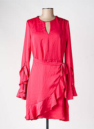 Rochie midi roz NAF NAF femeie