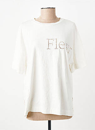 Tricou alb MANGO femeie