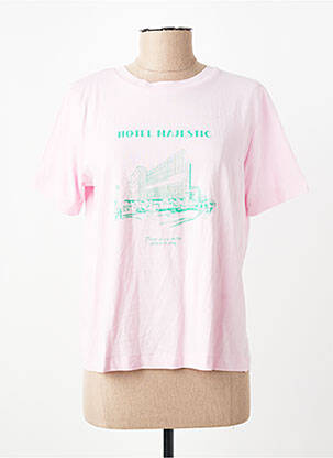 Tricou roz MANGO femeie