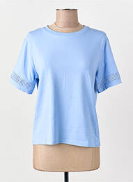 Tricou albastru MANGO femeie