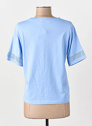 Tricou albastru MANGO femeie