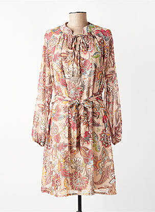 Rochie midi bej ZABAIONE femeie