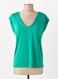Tricou verde PIECES femeie