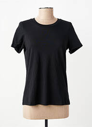 Tricou guler rotund mâneci scurte negru VERO MODA femeie