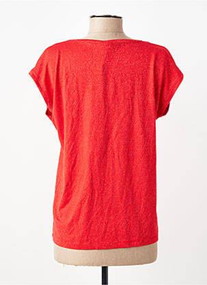 Tricou portocaliu PIECES femeie