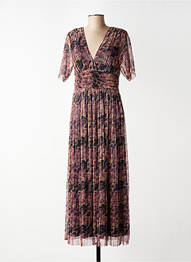 Rochie scurtă violet LE TEMPS DES CERISES femeie