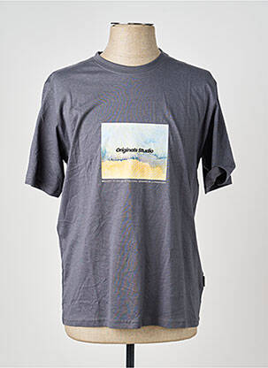 Tricou gri JACK & JONES bărbat