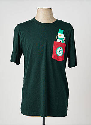 Tricou verde JACK & JONES bărbat