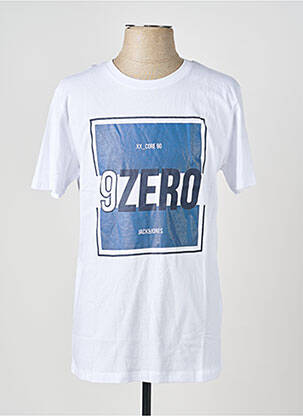 Tricou alb JACK & JONES bărbat