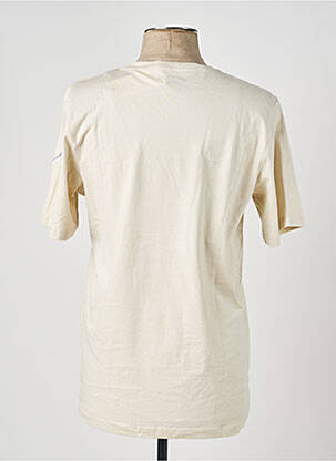 Tricou croială dreaptă mâneci scurte bej JACK & JONES bărbat