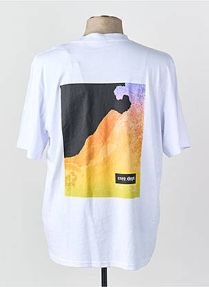 Tricou guler rotund alb JACK & JONES bărbat