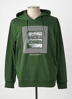 Hanorac cu glugă mâneci lungi mâneci lungi verde JACK & JONES bărbat