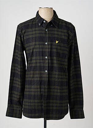Cămașă cu mâneci lungi verde LYLE & SCOTT bărbat
